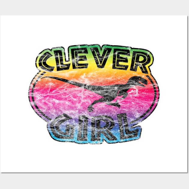 Clever Girl Wall Art by Doc Multiverse Designs